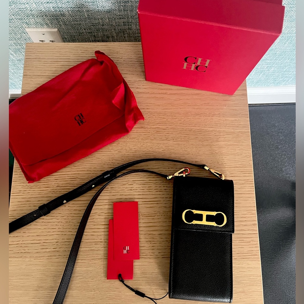 Carolina Herrera Insignia Phone crossbody bag